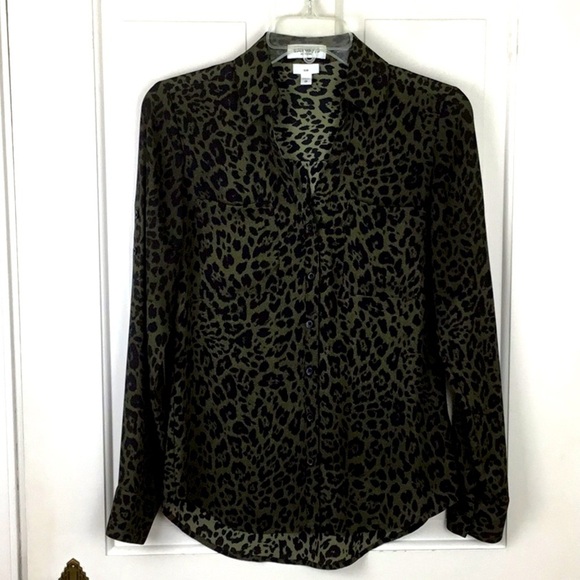 Express The Portofino Shirt Leopard Print - Picture 2 of 10